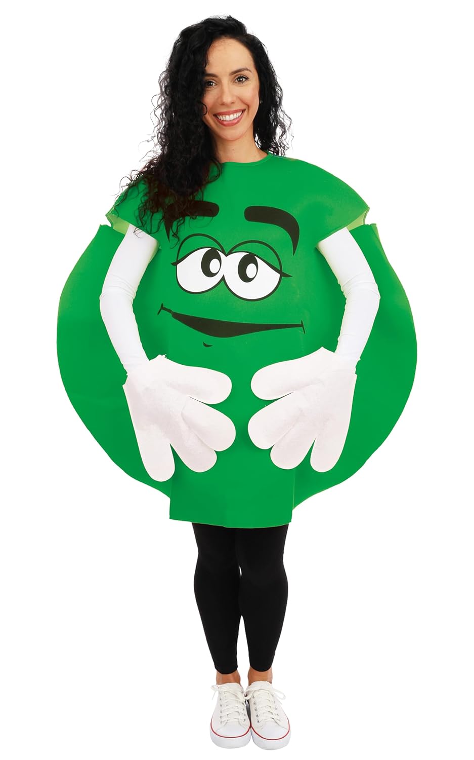 P'TIT CLOWN - 76704 - Costume Bonbon Adulte - Unisexe - Parfait pour Déguisement Carnaval, Halloween, Cosplay, Anniversaires, Fêtes à Thème, Soirées Déguisées - Polyester - Taille Unique - Vert