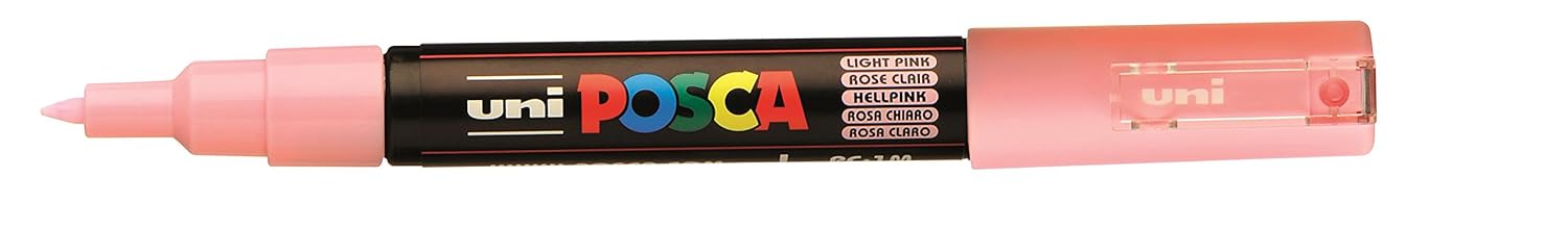 POSCA Marqueur Pte conique extra-fine POSCA PC1MC 0,7-1mm Rose Clair