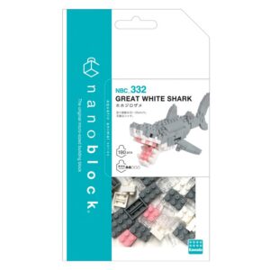 Alternative view of BANDAI Nanoblock — Grand requin blanc en mini briques