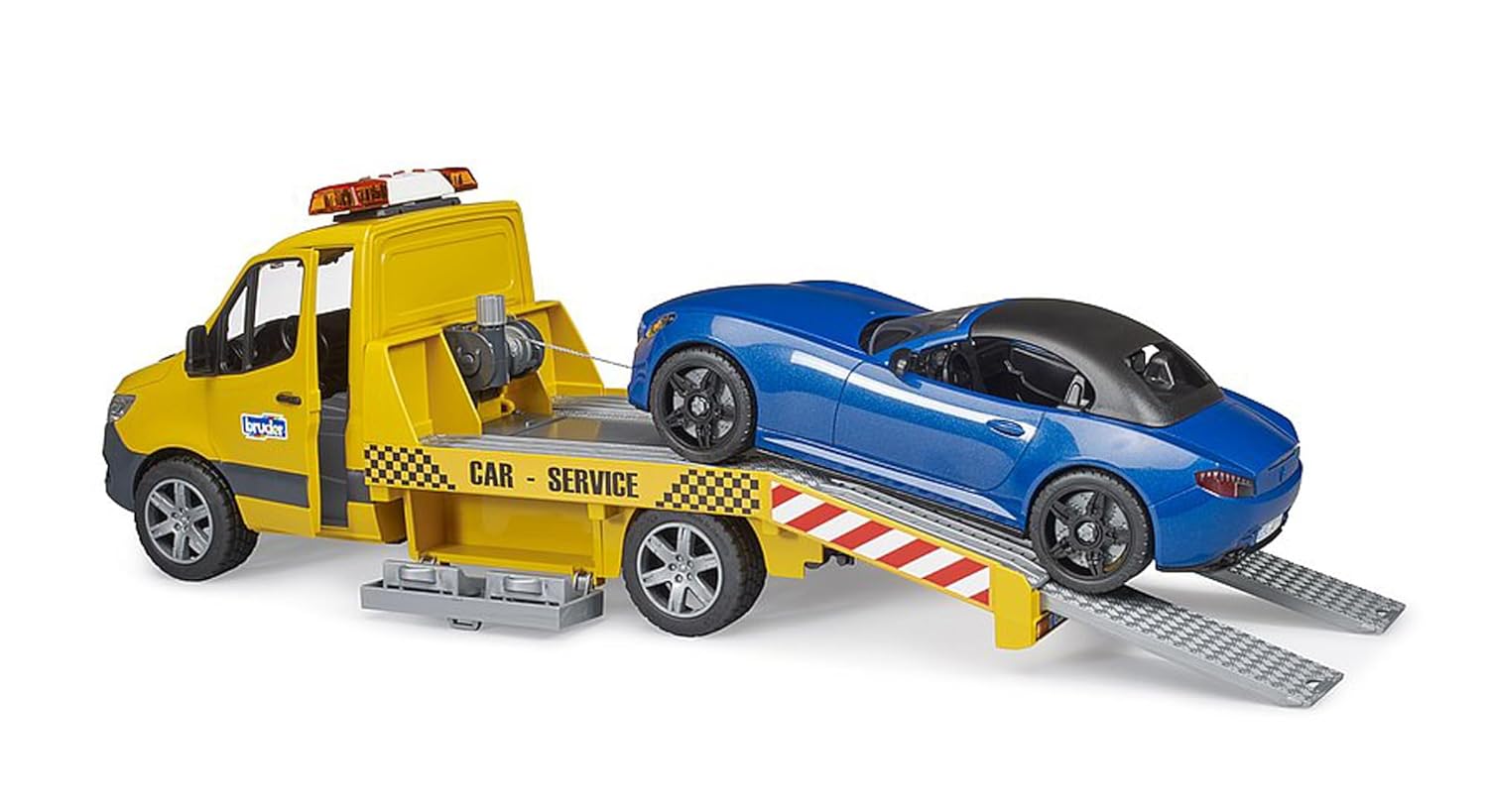 BRUDER MB Sprinter — Autotransporteur avec son et lumière – Image 2