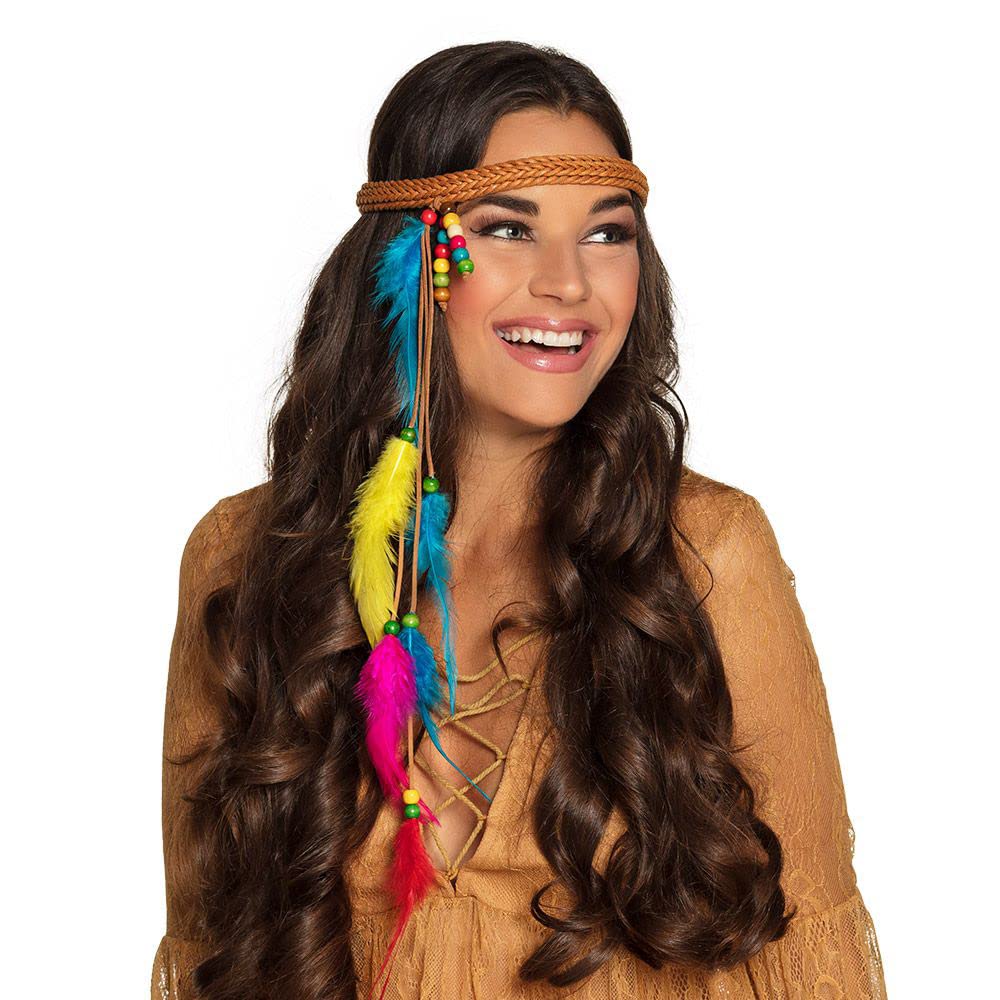BOLAND — Bandeau Hippie à Plumes Taille Unique – Image 3