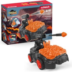 Schleich 42668 Crashmobile de Lave avec Mini Creature, dès 7 Ans, ELDRADOR Creatures - Coffret, 17 pièces