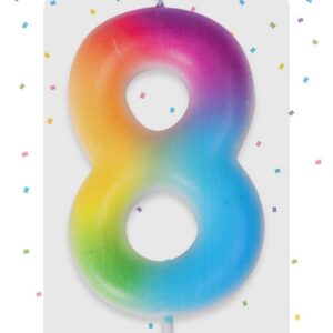 Alternative view of P'TIT CLOWN — Bougie Anniversaire Chiffre 8