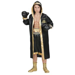 W WIDMANN MILANO Party Fashion - Costume enfant Boxer World Champion, sportif, kickboxer, déguisements de carnaval