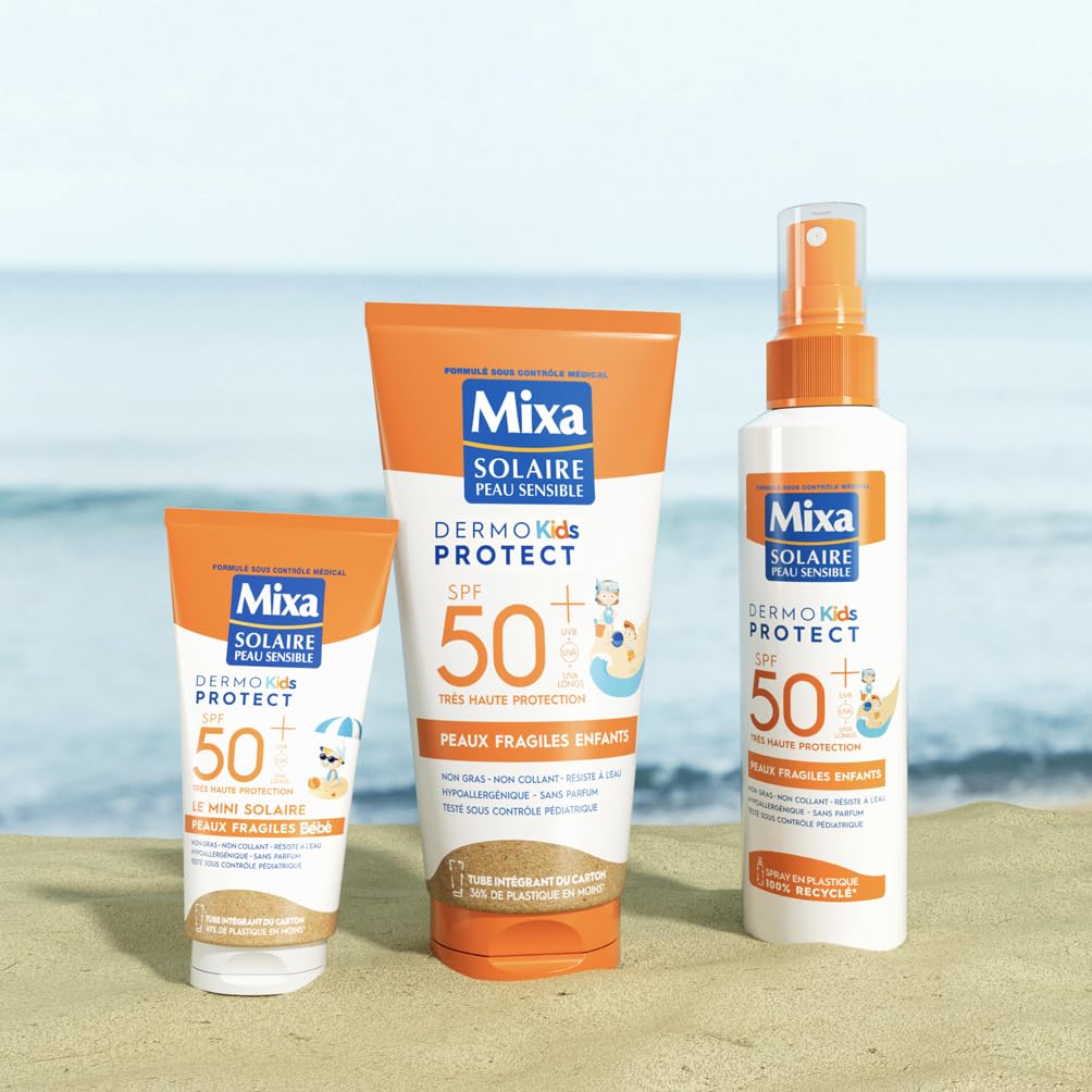 MIXA Solaire — Mini lait solaire SPF50+ peaux sensibles 50 ml – Image 5