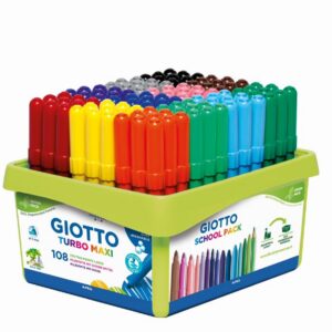 GIOTTO Turbo Maxi - Schoolpack 108 feutres