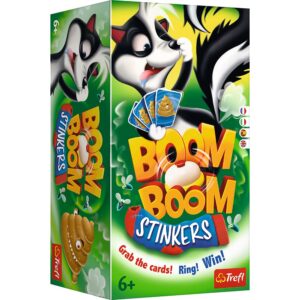 Trefl Boom Boom - Stinkers, Puants, Jeu avec Une Cloche, Jeu Familial, Jeu de société pour Adultes et Enfants à partir de 6 Ans 2315