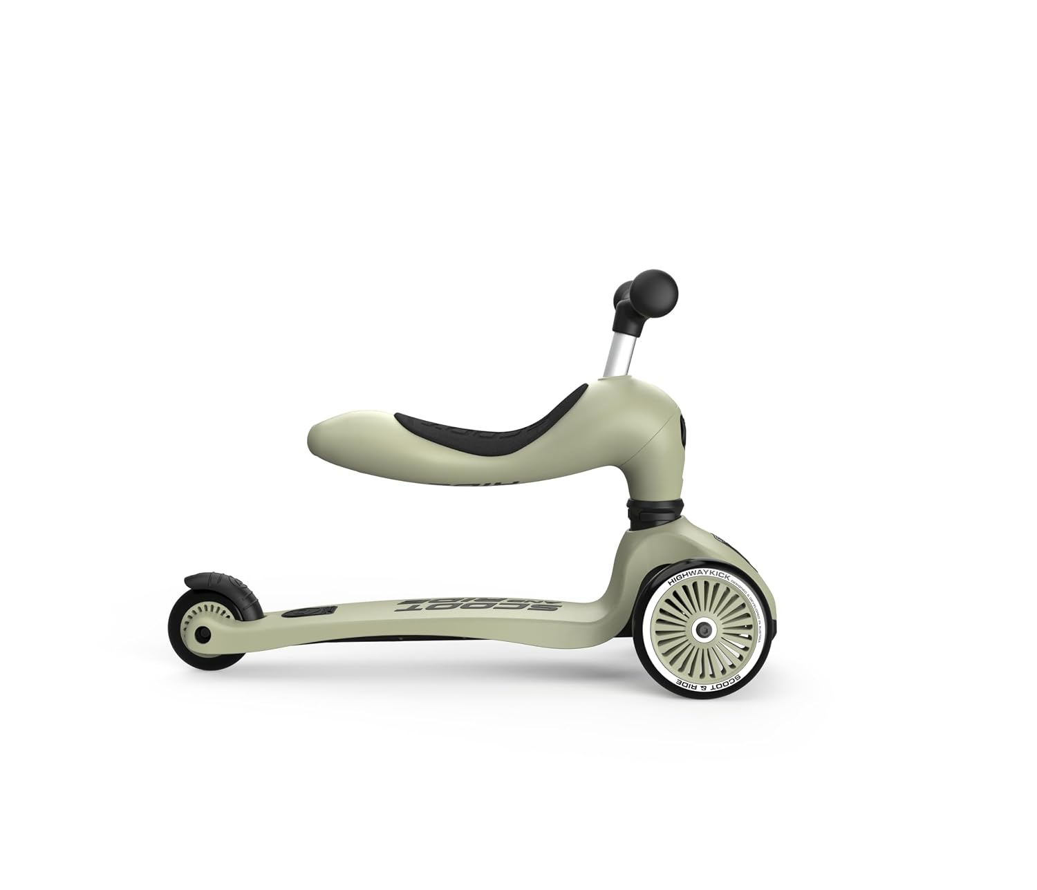 SCOOT & RIDE Highwaykick 1 — Trottinette 2 en 1 vert olive – Image 4
