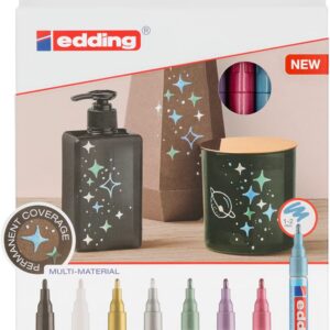 Alternative view of EDDING 751 — Set de 8 Marqueurs peinture brillante