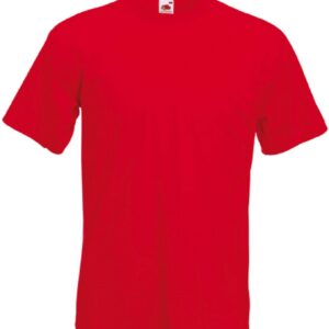 Fruit of the Loom - T-shirt - Homme - Rouge - Rouge - Medium
