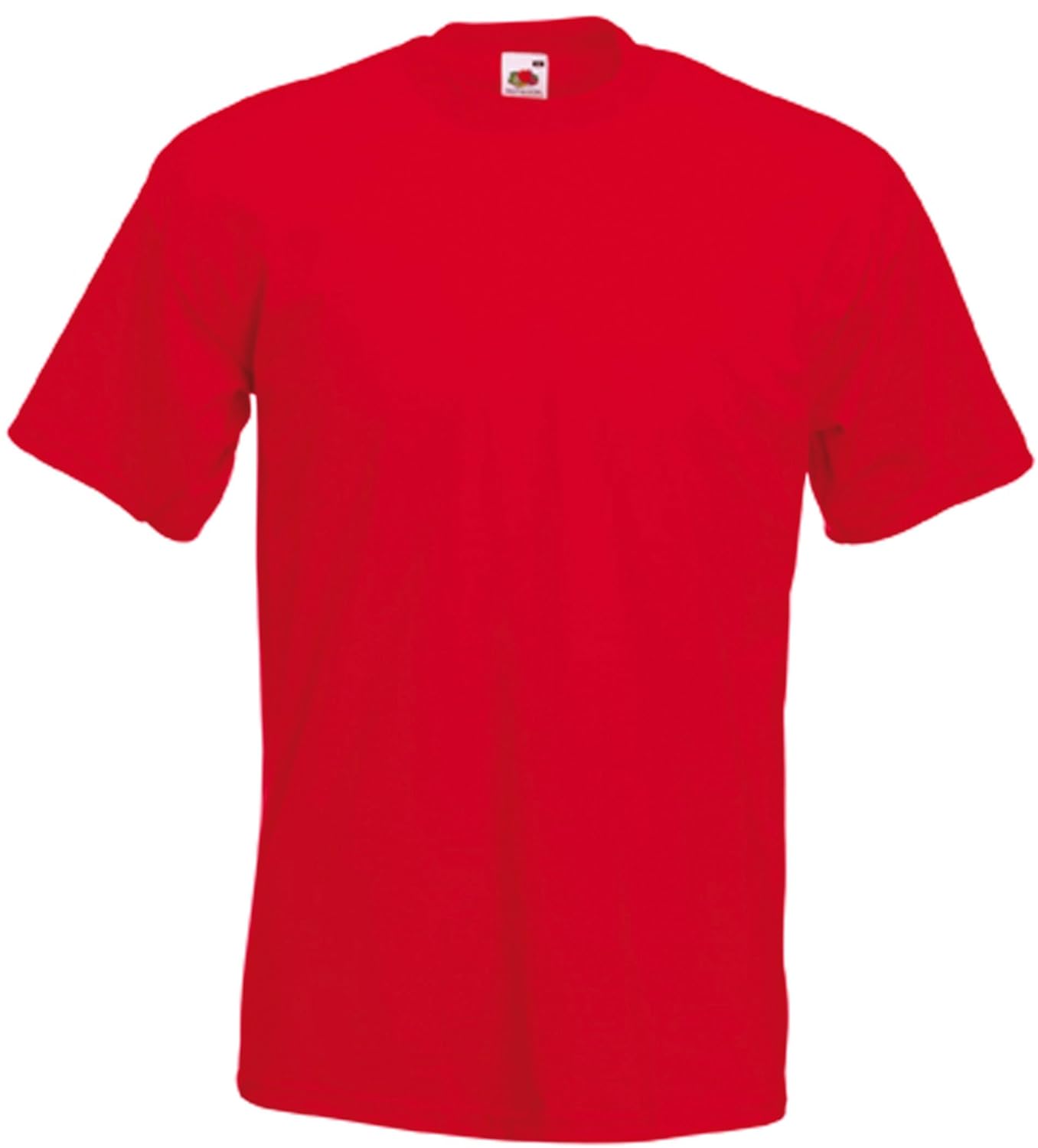 Fruit of the Loom - T-shirt - Homme - Rouge - Rouge - Medium