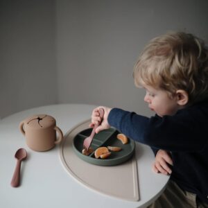 Alternative view of MUSHIE — Set de table en silicone antidérapant Planets