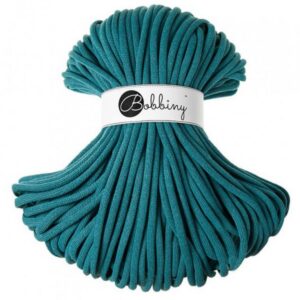 Bobbiny Corde Macramé Tressée Jumbo 9mm (Teal) 100m