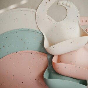 Alternative view of MUSHIE — Set de table en silicone antidérapant Vanilla Confetti