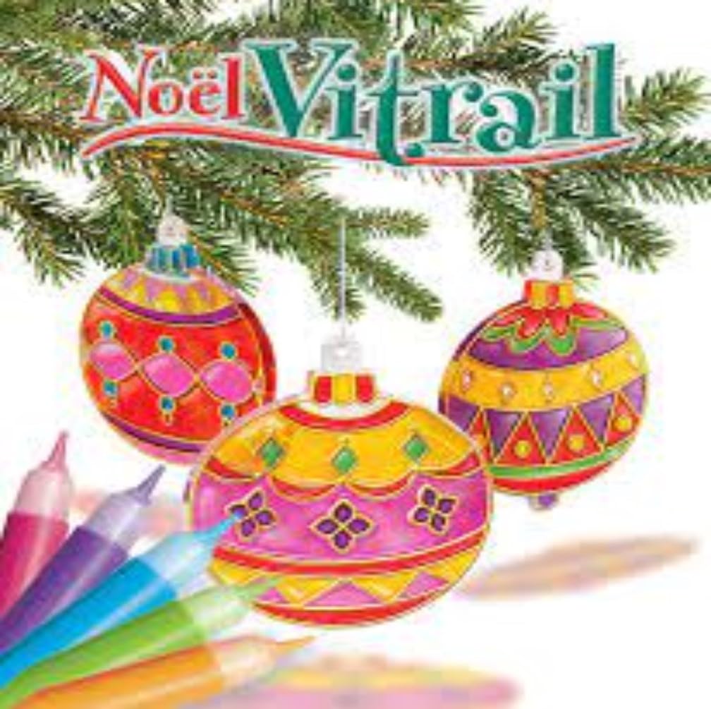 NOEL — Coffret Décoration Boules de Noël Vitrail – Image 2
