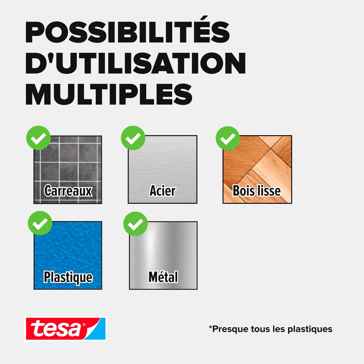 TESA On & Off — Bande auto-agrippante extra forte 50 mm x 100 cm – Image 4