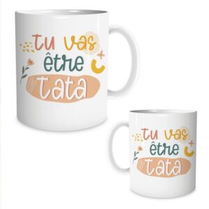 Alternative view of STC — Mug annonce naissance future tata