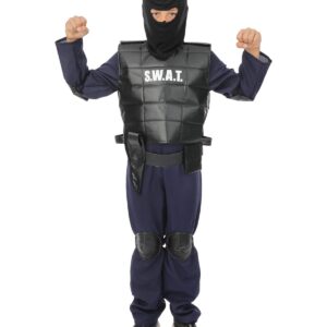 P'TIT CLOWN — Déguisement SWAT enfant 7/9 ans