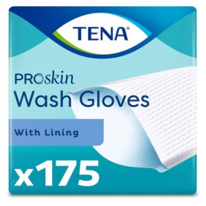 Gants de toilette plastifiés - Tena