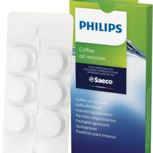 Philips Original CA6704/10 Pastilles Dégraissantes Spécial Machine Espresso Pack de 6