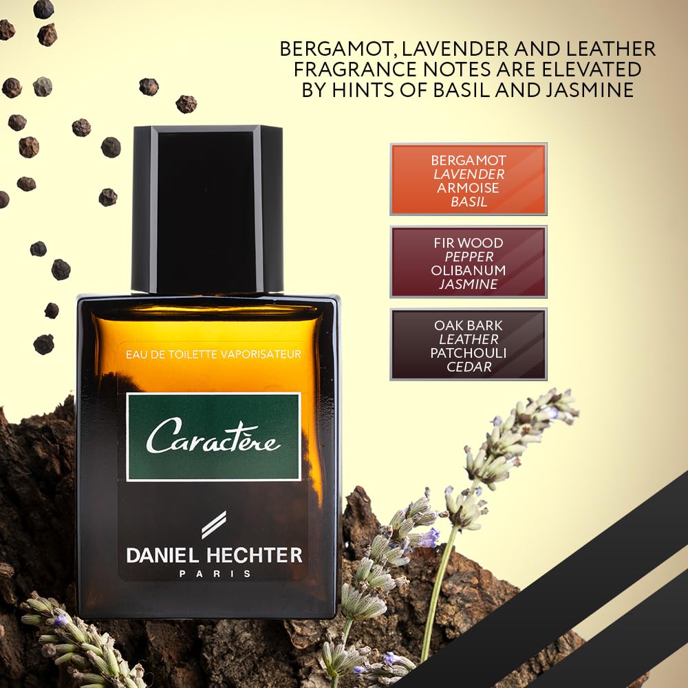 DANIEL HECHTER — Eau de Toilette Homme Caractère 50 ml – Image 3