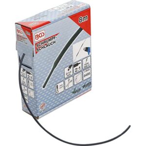 BGS 6923 | Boîte de gaines thermorétractables | noires | Ø 3 mm | 8 m