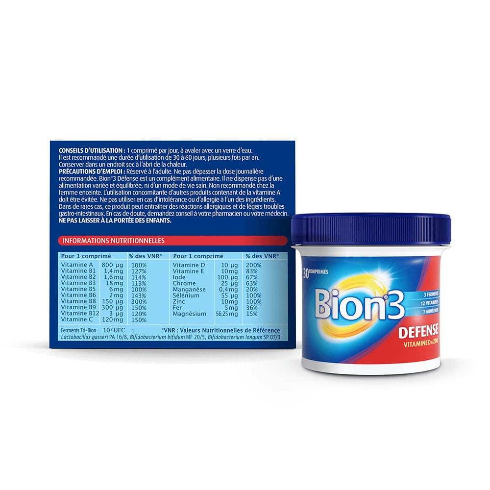 BION3 — Compléments alimentaires Défense 30 comprimés – Image 6