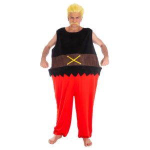Chaks - Costume Cétautomatix pour homme, tenue officielle Astérix et Obélix, ensemble forgeron 4 pièces pour carnaval et Comic Con