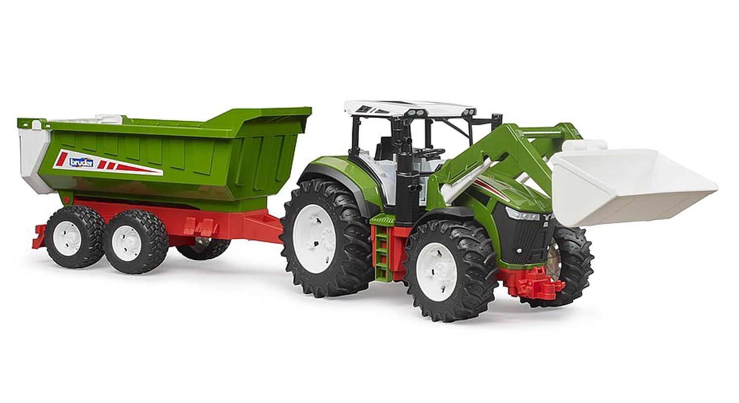 BRUDER Roadmax — Tracteur avec chargeur et remorque – Image 3
