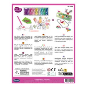 Alternative view of Sentosphère – Sticker à diamanter – Coffret créatif pour enfants - Dès 8 ans – Création de stickers brillants avec strass colorés – Kit complet avec crayon, cire, plateau, et vernis – 32540