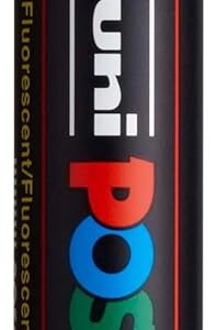 Uni-Ball 182575 - Crayon de marquage POSCA à pointe ogive moyenne, jaune fluo