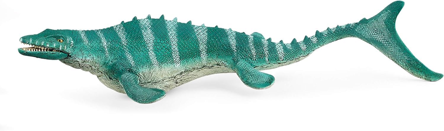 schleich DINOSAURS | Mosasaure 15026 | dinosaure détaillé avec mâchoire articulée | figurine de collection de haute qualité | cadeau pour filles et garçons | jouet dinosaure dès 3 ans | 32 x 12 x 7 cm