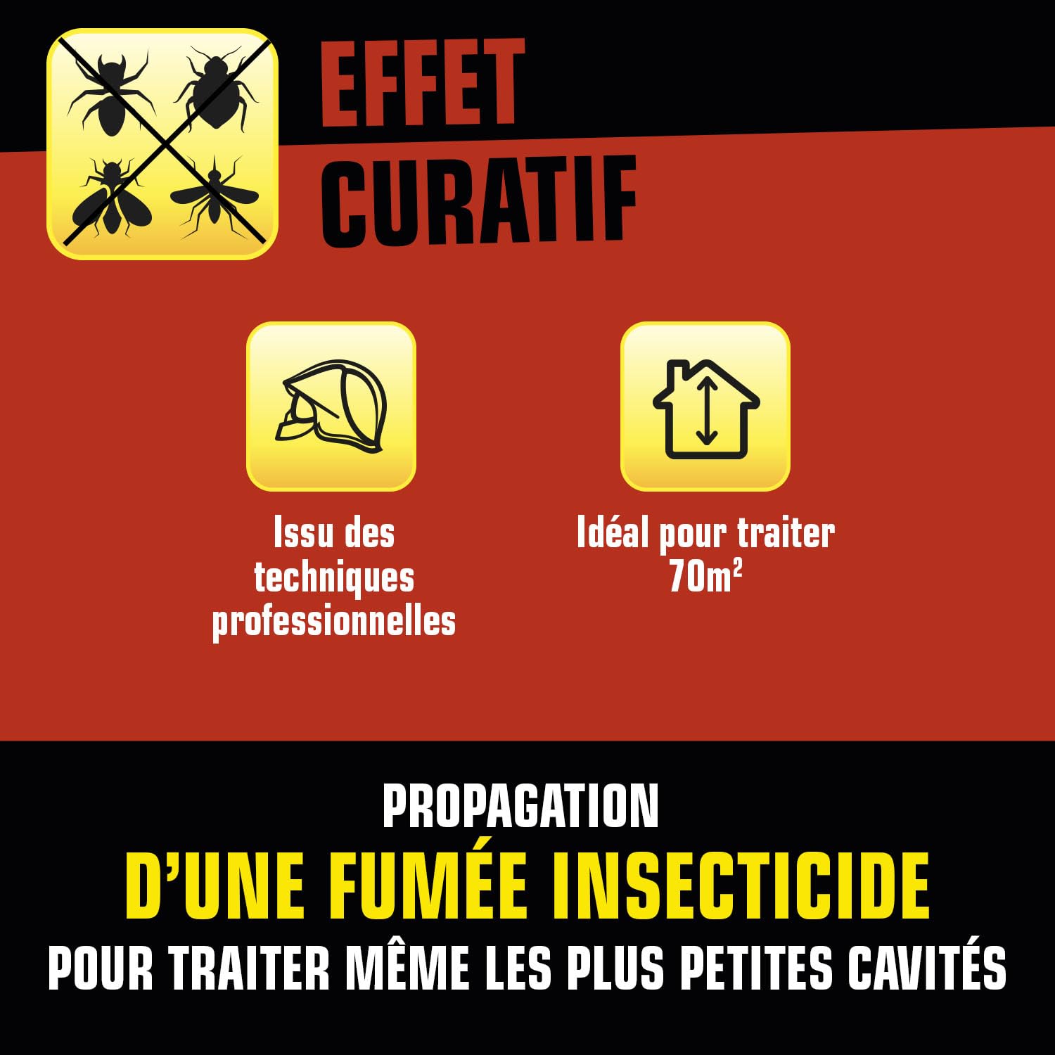 KAPO — Fumigène spécial infestation 60 g pour 130 m³ – Image 2