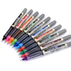 Alternative view of Uni-Ball Stylo roller teinte liquide 0,7 mm Rose