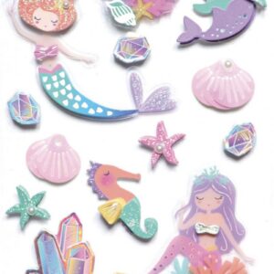 Stickers 3D - Sirène - 13 pcs