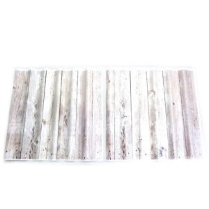 Rétro Sticker Mural - Tête de lit en Bois