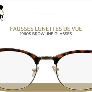 Alternative view of P'TIT CLOWN — Fausses Lunettes de Vue Adulte Marron