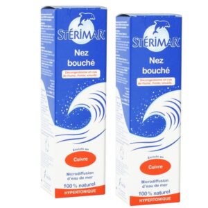 Sterimar Solution Hypertonique Cuivre Nez Bouche 2x100ml