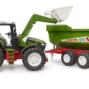 Alternative view of BRUDER Roadmax — Tracteur avec chargeur et remorque