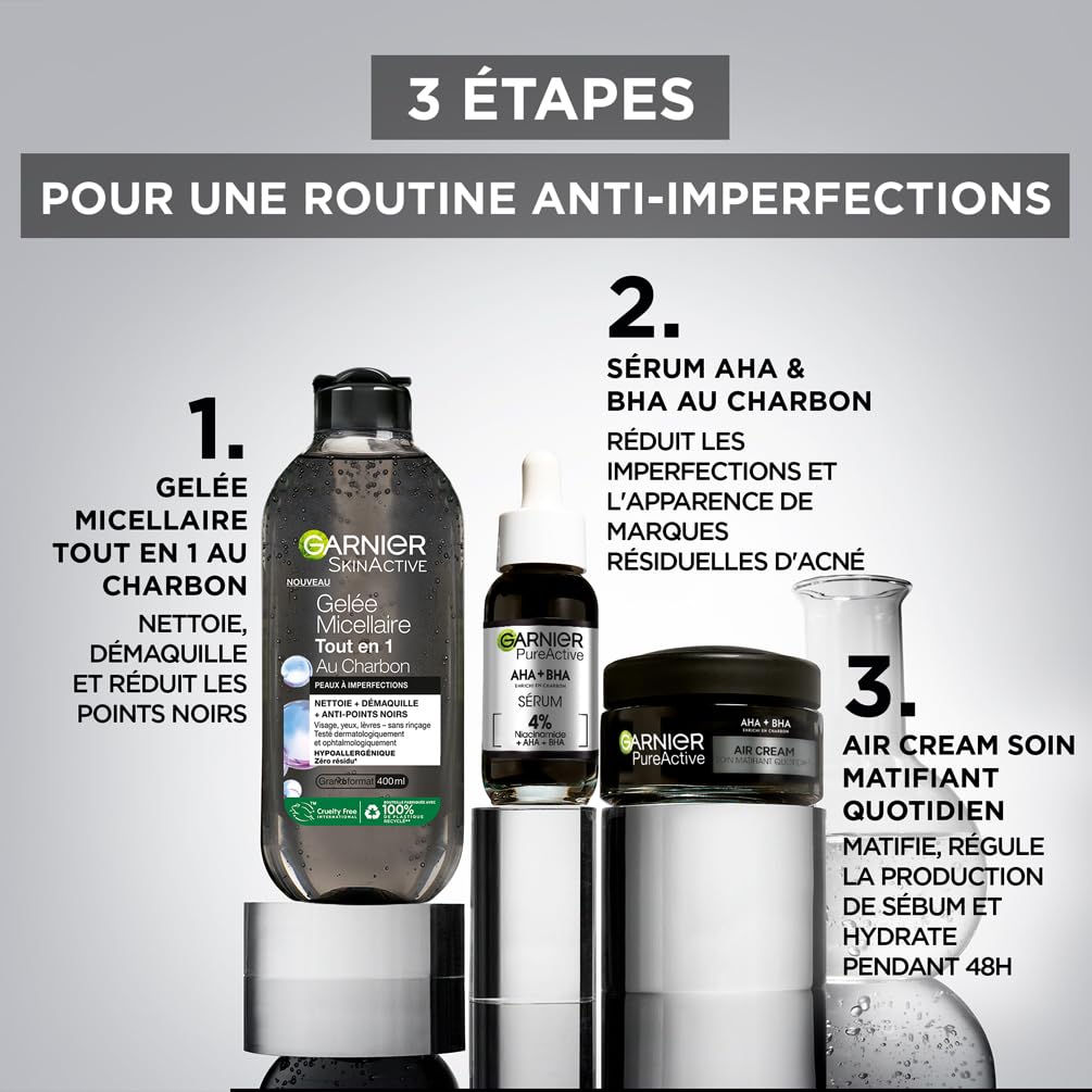 GARNIER Pure Active — Sérum anti-points noirs au charbon 30 ml – Image 6