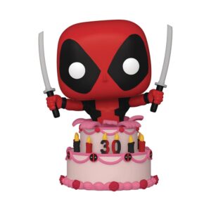 Funko Pop! Marvel: Deadpool 30th - Deadpool in Cake - Figurine en Vinyle à Collectionner - Idée de Cadeau - Produits Officiels - Jouets pour Les Enfants et Adultes - Comic Books Fans