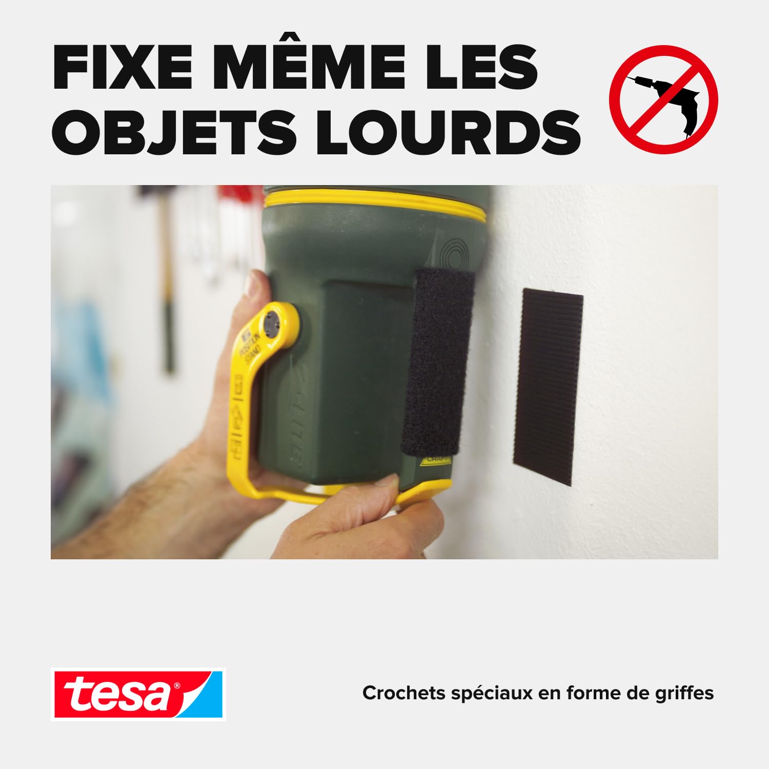 TESA On & Off — Bande auto-agrippante extra forte 50 mm x 100 cm – Image 3
