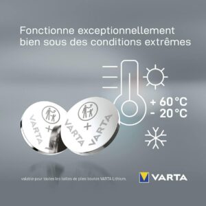 Alternative view of VARTA — Pile bouton CR1/3N 3V Lithium