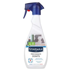 STARWAX - Décrassant Joints - Élimine les Traces de Gras et Tartre - Formule Javellisée - Action Rapide - Pulvérisateur Pratique - Fabriqué en France - Lot de 3x500ml