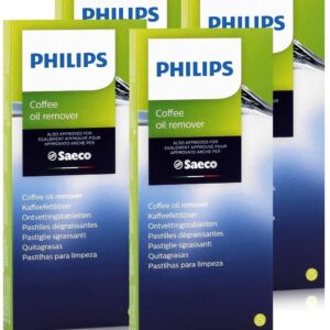 Philips Saeco CA6704/10 - Lot de 4 boîtes de 6 pastilles dégraissantes de 1,6 g pour machine à café