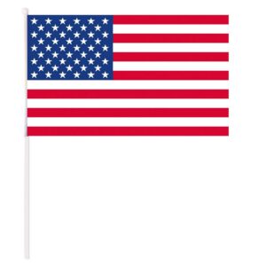 P'TIT CLOWN - 23452 - Drapeau USA - 30x40 cm - Drapeau Américain - Idéal pour Fête Nationale États-Unis, 4 Juillet - Événements Sportifs, Festivals - Polyester - Multicolore