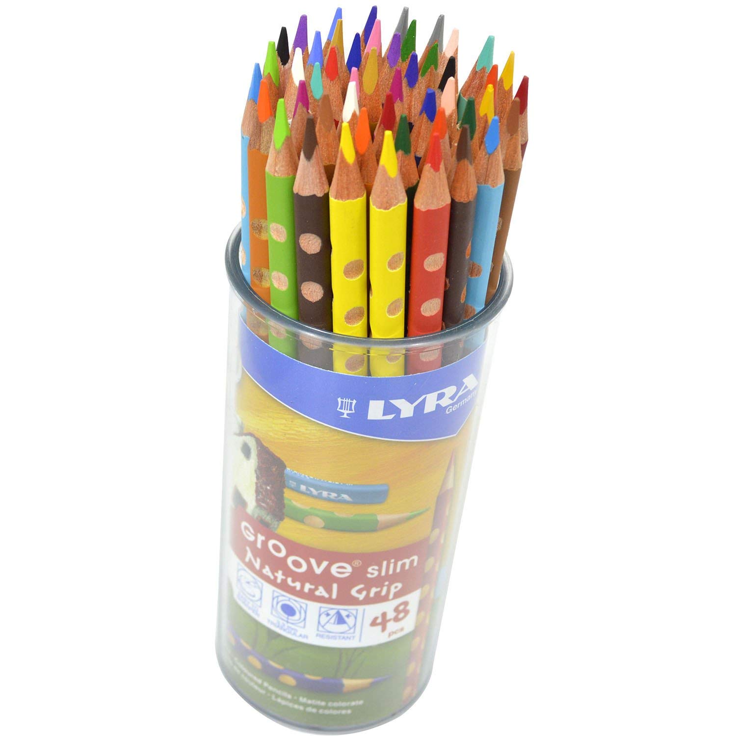 LYRA Groove Slim — Pot de 48 crayons de couleur – Image 4
