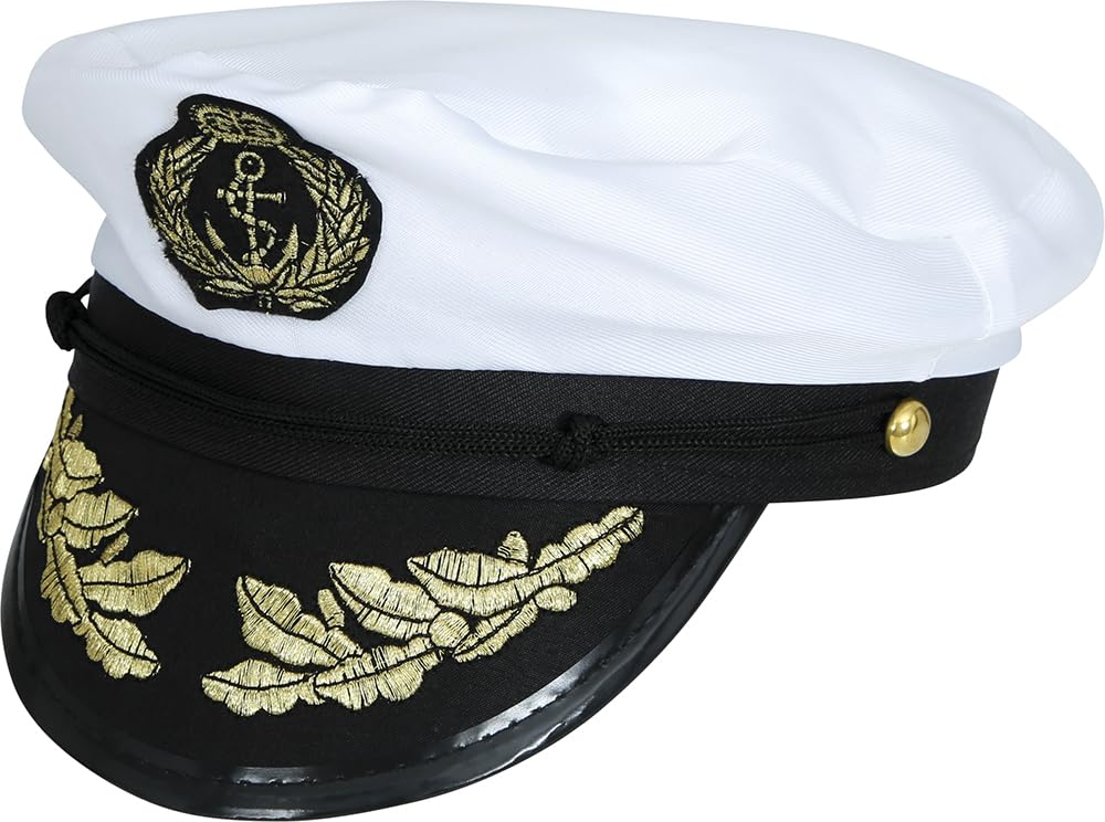 GUIRCA — Casquette de capitaine blanche taille unique – Image 3