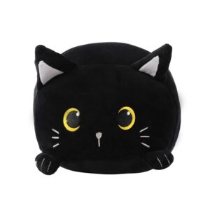 I-TOTAL® - Coussin Décoratif Sympa pour Lit/Canapé Souple (Black Cat)