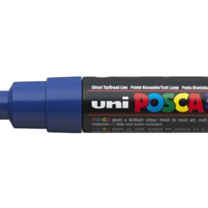 uni Posca PC8K Marqueur Large Pointe Largeur de ligne 8mm Bleu 9002201 [Lot de 6]